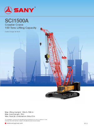 Raupenkrane-GA Sany SCI1500A