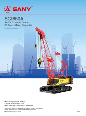 Raupenkrane-GA Sany SCI850A