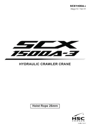 Raupenkrane-GA Hitachi Sumitomo SCX1500A-3