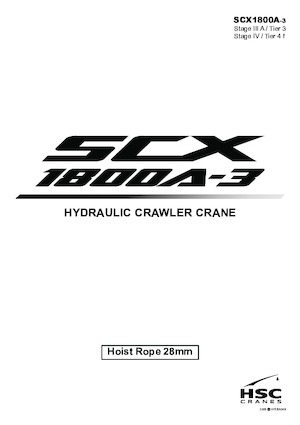 Raupenkrane-GA Hitachi Sumitomo SCX1800A-3