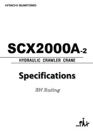 Raupenkrane-GA Hitachi Sumitomo SCX2000A-2