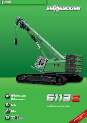 Raupenkrane-Tele Sennebogen 6113 R