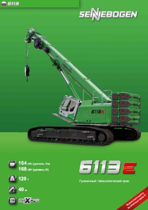Raupenkrane-Tele Sennebogen 6113 R