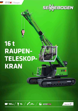 Raupenkrane-Tele Sennebogen 613E