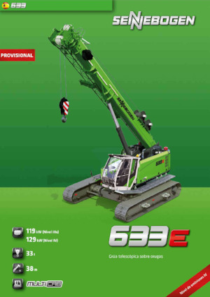 Raupenkrane-Tele Sennebogen 633E