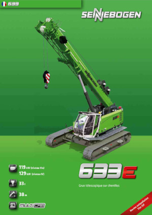 Raupenkrane-Tele Sennebogen 633E