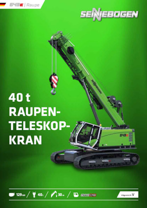 Raupenkrane-Tele Sennebogen 643E