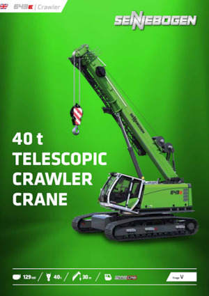 Raupenkrane-Tele Sennebogen 643E