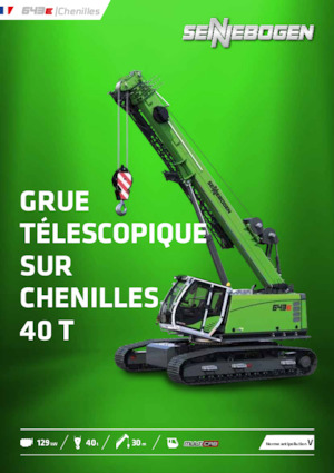 Raupenkrane-Tele Sennebogen 643E