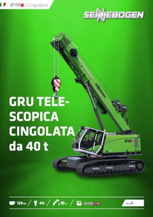 Raupenkrane-Tele Sennebogen 643E