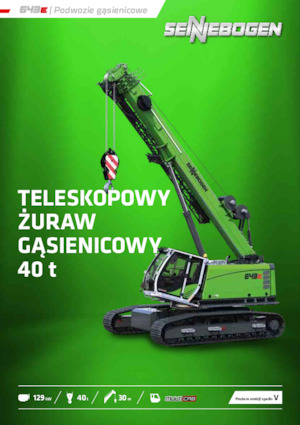 Raupenkrane-Tele Sennebogen 643E