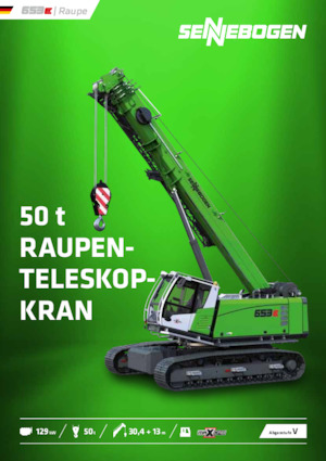 Raupenkrane-Tele Sennebogen 653E
