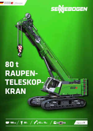 Raupenkrane-Tele Sennebogen 683E