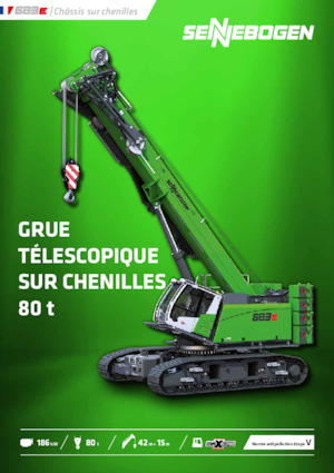 Raupenkrane-Tele Sennebogen 683E