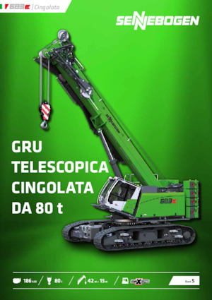Raupenkrane-Tele Sennebogen 683E