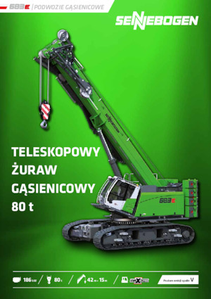 Raupenkrane-Tele Sennebogen 683E