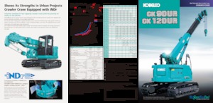Raupenkrane-Tele Kobelco CK120UR