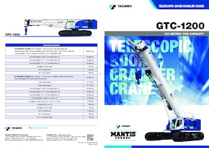 Raupenkrane-Tele Tadano GTC-1200