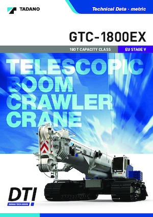 Raupenkrane-Tele Tadano GTC-2000