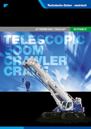 Raupenkrane-Tele Tadano GTC-600EX