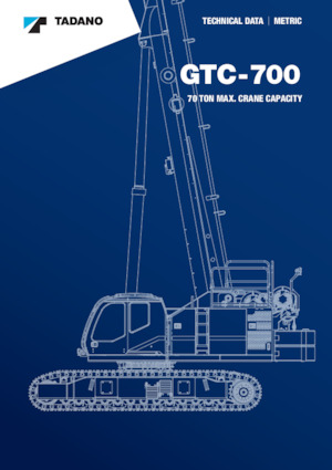 Raupenkrane-Tele Tadano GTC-700