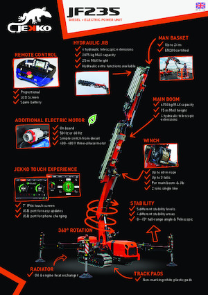 Raupenkrane-Tele Jekko JF235