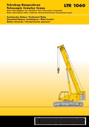 Raupenkrane-Tele Liebherr LTR 1060
