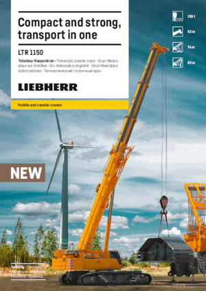 Raupenkrane-Tele Liebherr LTR 1150