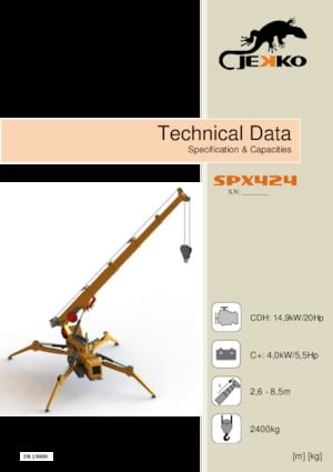 Raupenkrane-Tele Jekko SPX424