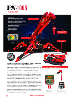 Raupenkrane-Tele UNIC URW-1006