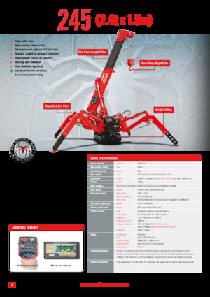 Raupenkrane-Tele UNIC URW-245