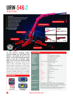 Raupenkrane-Tele UNIC URW-546-2