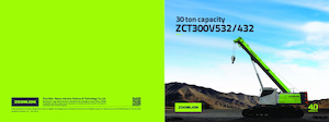 Raupenkrane-Tele Zoomlion ZCT300V532