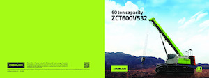 Raupenkrane-Tele Zoomlion ZCT600V532
