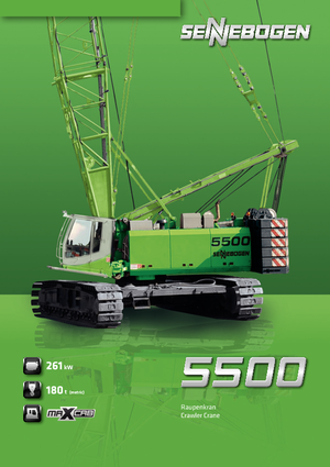 Raupenkrane-GA Sennebogen 5500 Star Lifter