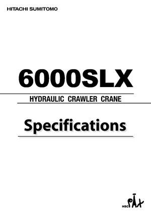 Raupenkrane-GA Hitachi Sumitomo 6000 SL-X