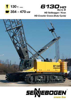 Raupenkrane-GA Sennebogen 6130 HD