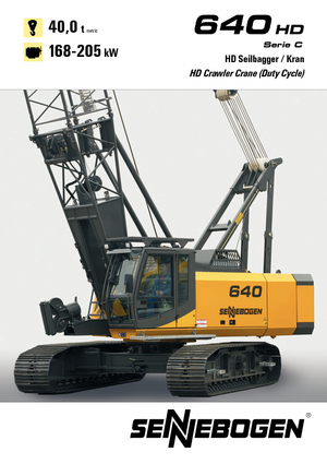 Raupenkrane-GA Sennebogen 640 HD