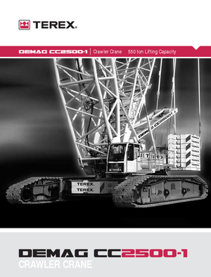 Raupenkrane-GA Terex-Demag CC 2500-1