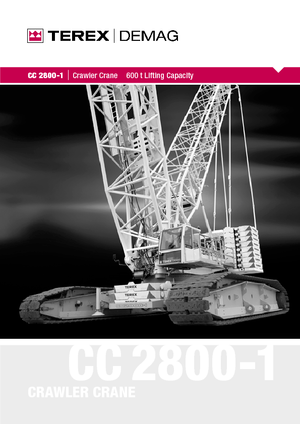 Raupenkrane-GA Terex-Demag CC 2800-1