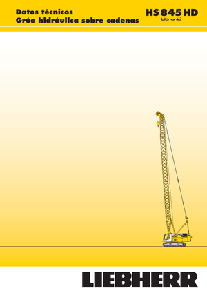 Raupenkrane-GA Liebherr HS 845 HD Litr.