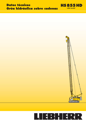 Raupenkrane-GA Liebherr HS 855 HD Litr.