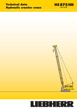 Raupenkrane-GA Liebherr HS 875 HD Litr.