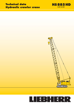Raupenkrane-GA Liebherr HS 885 HD Litr.