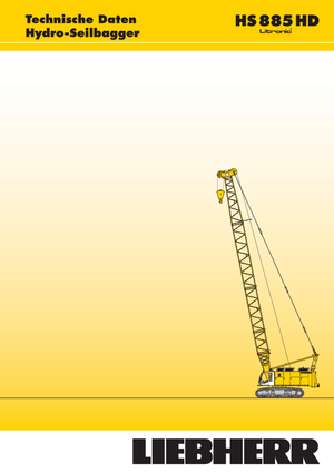 Raupenkrane-GA Liebherr HS 885 HD Litr.