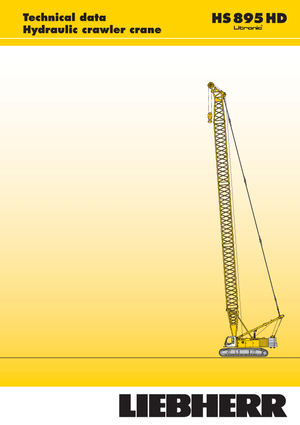 Raupenkrane-GA Liebherr HS 895 HD