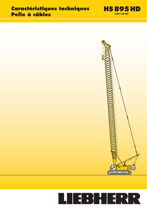 Raupenkrane-GA Liebherr HS 895 HD