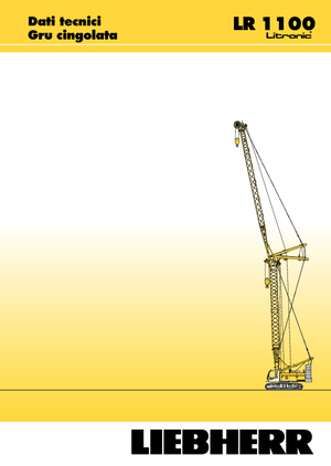 Raupenkrane-GA Liebherr LR 1100