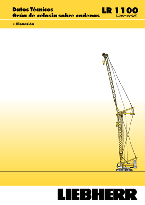 Raupenkrane-GA Liebherr LR 1100