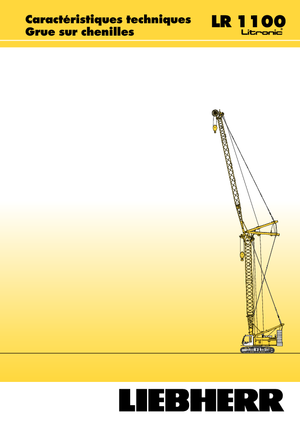 Raupenkrane-GA Liebherr LR 1100